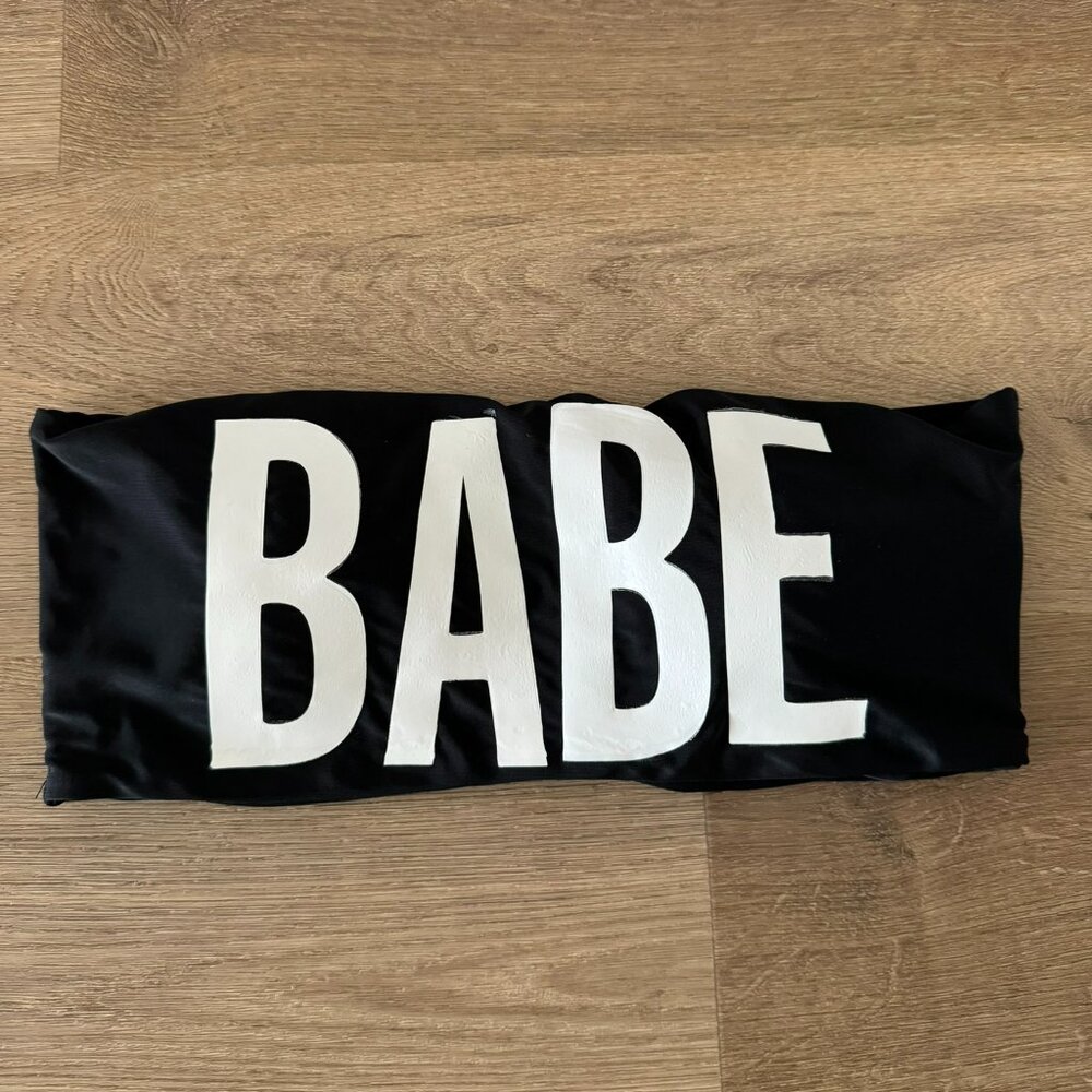 Bandeau Bikini top babe strapless swimsuit y2k girlhoodcore babecore girly